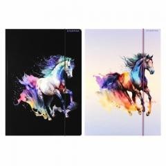 Przejdź do produktu TECZKA Z GUMKA PAP A4 HORSES STK FOL10 100