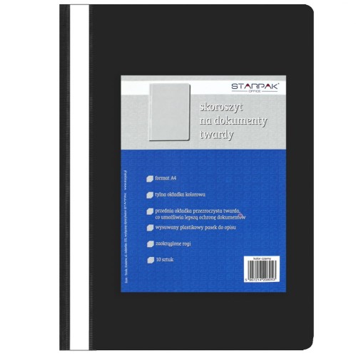 Przejdź do produktu SKOROSZYT PCV A4 TW CZAR STK FOL A 10 260