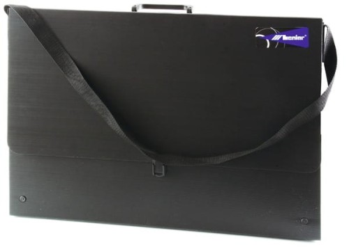 Przejdź do produktu Teczka A2 600 x 435 x 30 czar.Leniar