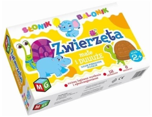 Przejdź do produktu ZWIERZĘTA DUŻE I MAŁE - SŁONIK BALONIK