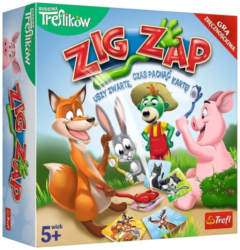 Przejdź do produktu PROMO Zig Zap gra Rodzina Treflików 02070 Trefl