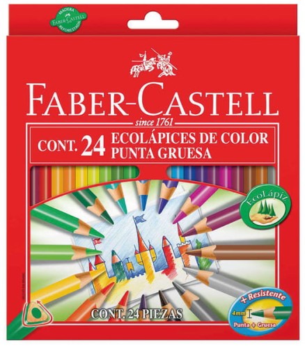 Przejdź do produktu FC 120524 KREDKA TRÓJ, ECO COLOUR 24KOL