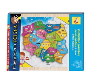 Przejdź do produktu LIŚCIANI I'M A GENIUS MAGNETYCZNA MAPA POLSKI 2920