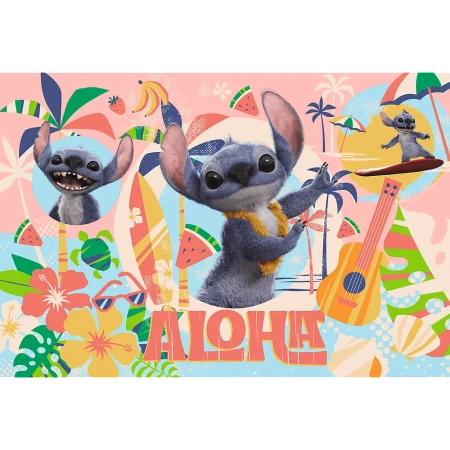 Puzzle Lilo &amp; Stitch 100 el. Stitch i przyjaciele w akcji_2.webp