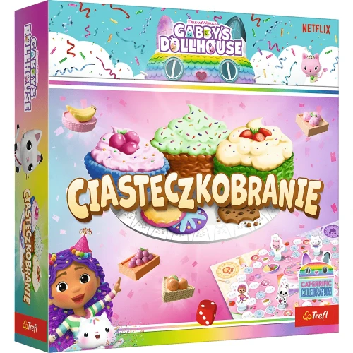 Przejdź do produktu Gra Ciasteczkobranie, Koci Domek Gabi, Trefl 