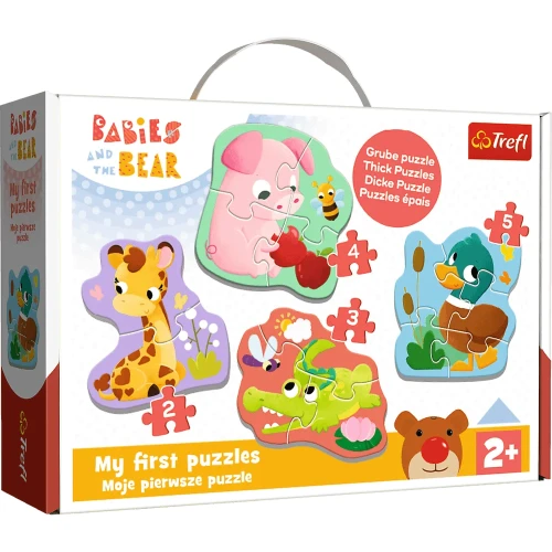 Przejdź do produktu Puzzle Baby Classic - Bobaskowe zwierzątka 36135, Trefl