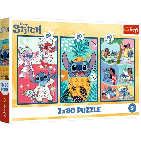 34885__Puzzle Lilo &amp; Stitch 3 x 80 el. Świat Stitcha_1.webp