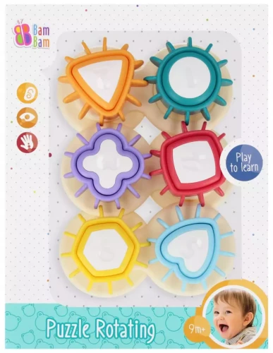 Przejdź do produktu BAM BAM PUZZLE ROTUJACE 24X32X7 WB 36