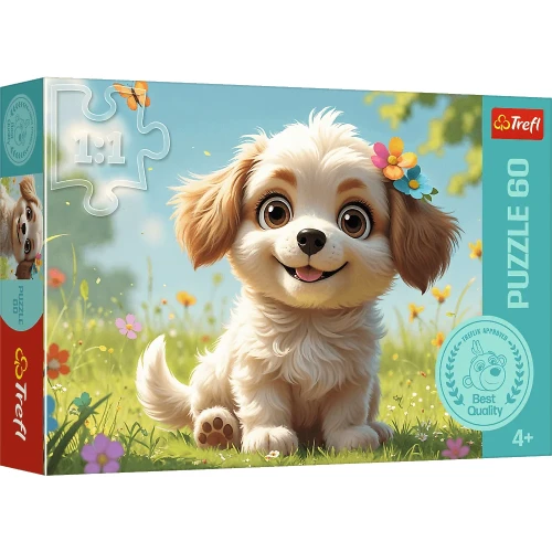 Przejdź do produktu Puzzle - _60_ - To be a puppy! / Trefl FSC Mix 70%