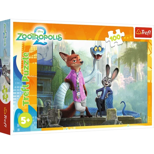 Przejdź do produktu Puzzles - _100_ - Secrets of Zootopia / Disney Zootopia 2_FSC Mix 70%