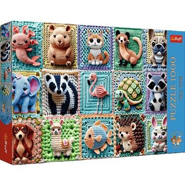 Przejdź do produktu Puzzles - _1000 Premium Plus_ - Tea Time: Crochet Animals_FSC Mix 70%