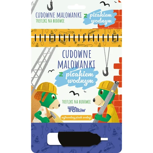 Przejdź do produktu Trefliki na budowie. Cudowne malowanki z pisakiem wodnym
