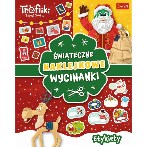 Przejdź do produktu Trefliki Ratują Święta. Wycinanki naklejkowe. Etykiety