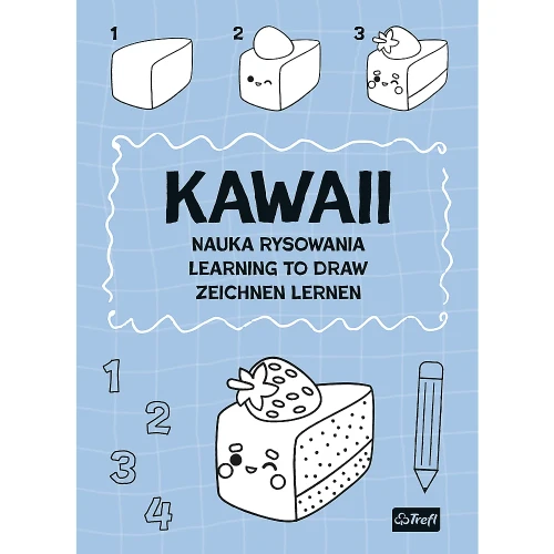 Przejdź do produktu Kawaii. Nauka rysowania. Learning to draw. Zeichnen lernen / KAZSTUDIO SA Rodzina Treflików