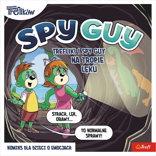 Przejdź do produktu Komiks Spy Guy. Na tropie lęku / KAZSTUDIO SA Rodzina Treflików