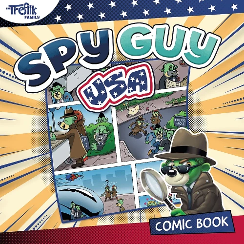 Przejdź do produktu Komiks Spy Guy. USA / KAZSTUDIO SA Rodzina Treflików
