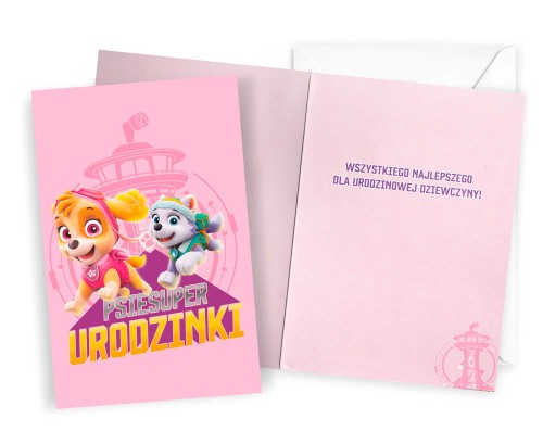 Przejdź do produktu Karnet DHS-040 Urodziny (Psi Patrol, dziewczynka)