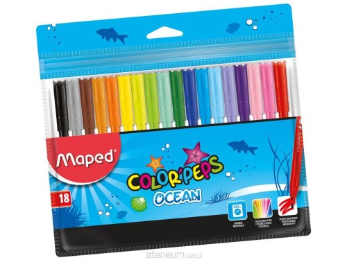 Przejdź do produktu Flamastry 18-kol. Colorpeps Ocean, Maped
