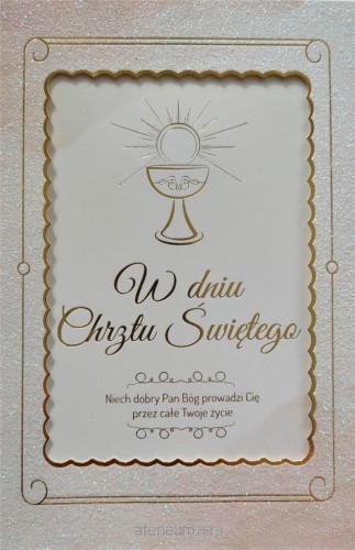 Przejdź do produktu Karnet Chrzest 6K - 011