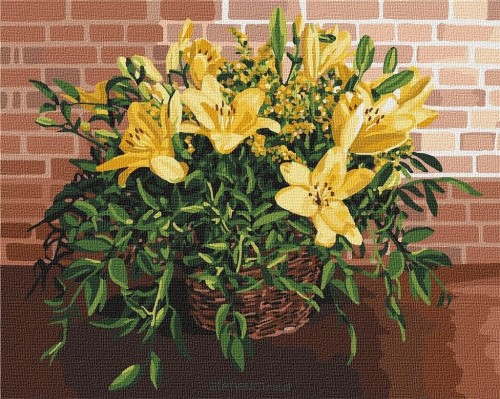 Przejdź do produktu Malowanie po numerach - Wykwintne lilie 40x50cm
