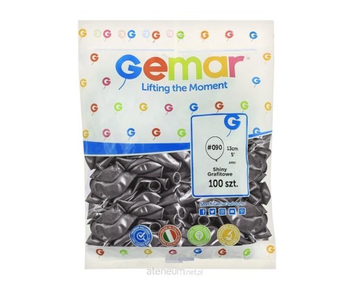 Przejdź do produktu #BL Balony AB50 shiny 5" - grafitowe 90/ 100 szt.
