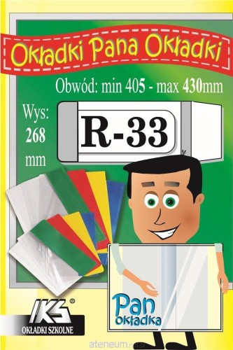 Przejdź do produktu Okładka regulowana R-33 op. 25 szt., IKS