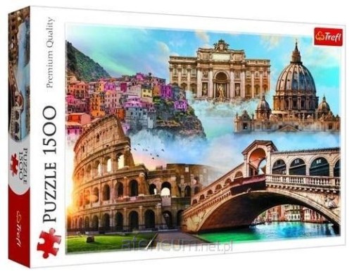Przejdź do produktu Puzzle 1500-el. Ulubione miejsca: Włochy 26203, Trefl