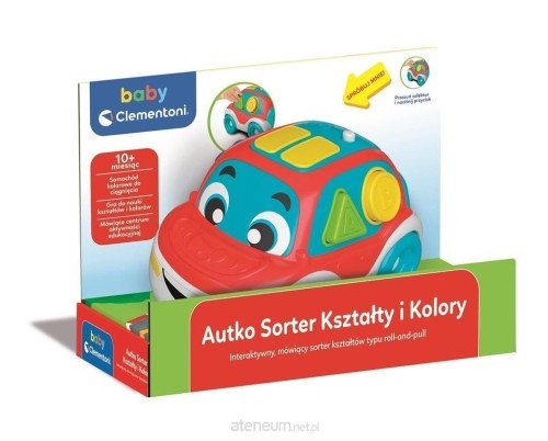 Przejdź do produktu CLE BABY autko sorter kształty i kolory 50808