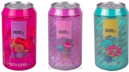 Przejdź do produktu CREATE IT! Candy puszka z kosmet.3rodz 84815 /6