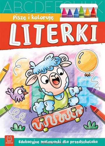 Przejdź do produktu Piszę i koloruję. Literki. Edukacyjne malowanki dla przedszkolaka