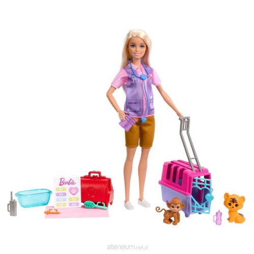 Przejdź do produktu *****Barbie Weterynarz ratowniczka zwierząt HRG50