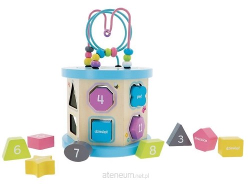 Przejdź do produktu 61741 TOWAR - Zabawka drewniana - Sorter 4 w 1