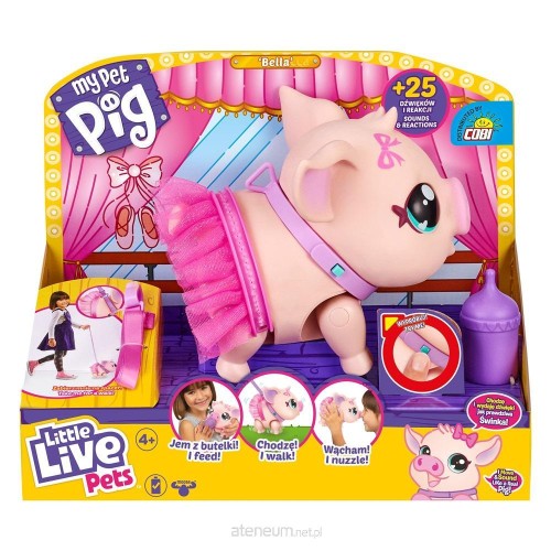 Przejdź do produktu Little Live Pets. My Pet Pig Bella
