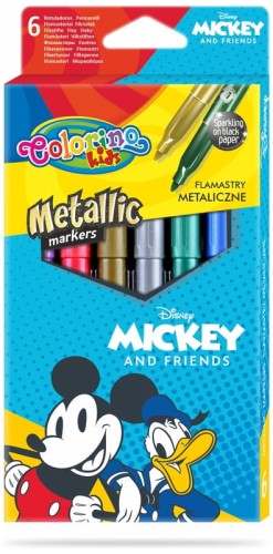 Przejdź do produktu Flamastry 6 kolorów metaliczne Colorino Kids Micke