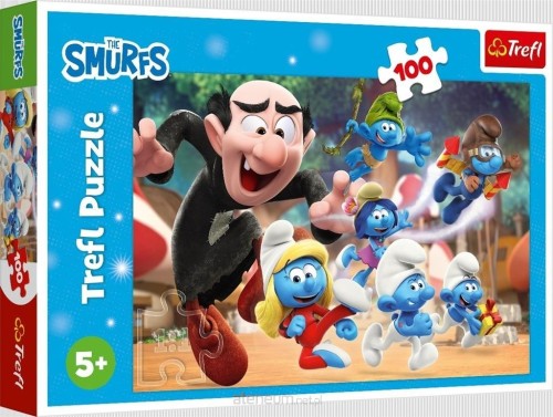 Przejdź do produktu Puzzle 100-el. Nauki Papy Smerfa 16481, Trefl