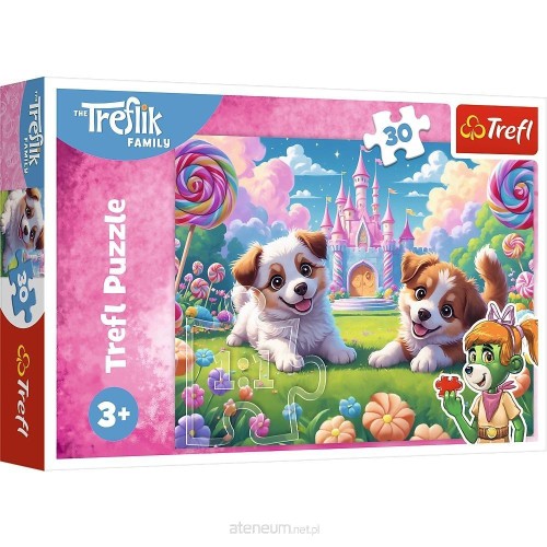 Przejdź do produktu Puzzle 30-el Świat pełen uśmiechu / The Treflik Family, Trefl