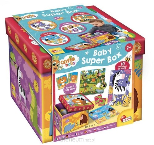 Przejdź do produktu Gra Edukacyjna Carotina Baby Super Box 10 gier, Lisciani
