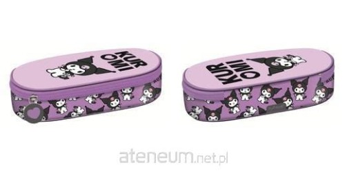 Przejdź do produktu Piórnik saszetka usztywniona z wewnętrzną klapką Kuromi Violet, St.Majewski