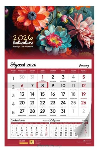 Przejdź do produktu Kalendarz 2026 ścienny Premium 1szt.mix