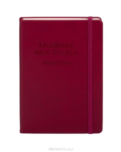 Przejdź do produktu Kalendarz Nauczyciela 2025/2026 A5 TDW bordowy, Antra