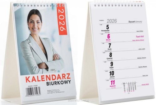 Przejdź do produktu KALENDARZ O-P 2026 A5 BIURKWY PIONOWY TYGODNIOWY