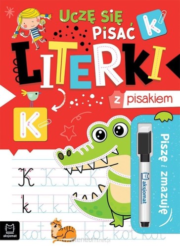 Przejdź do produktu Piszę i zmazuję. Uczę się pisać literki z pisakiem