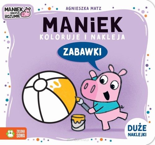 Przejdź do produktu Maniek koloruje i nakleja. Zabawki