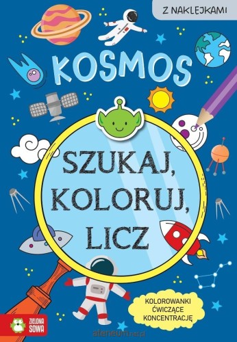 Przejdź do produktu Szukaj, koloruj i licz. Kosmos