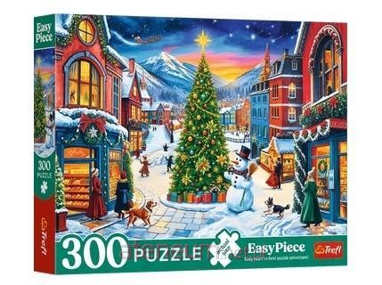 Przejdź do produktu Puzzle 300-el. Easy Piece, Świateczne miasteczko, Trefl