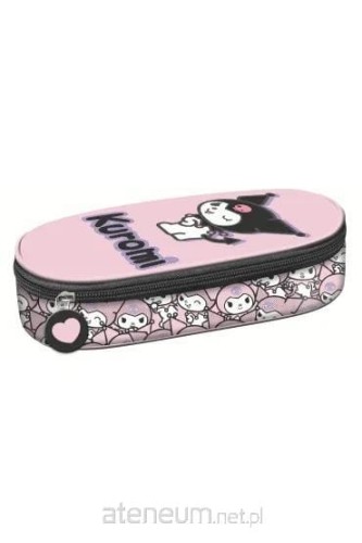 Przejdź do produktu Piórnik Saszetka usztywniona z wewnętrzną Klapką Kuromi Pink, St.Majewski