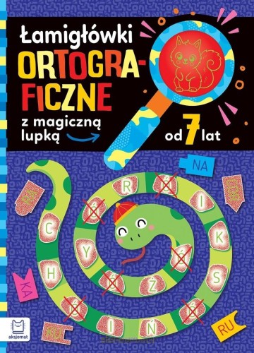 Przejdź do produktu Łamigłówki ortograficzne z magiczną lupką od 7 lat