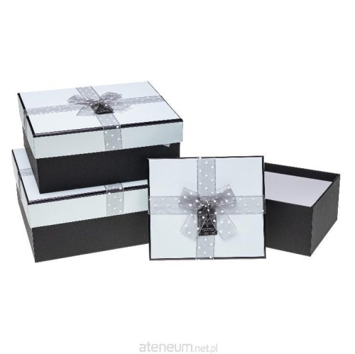 Przejdź do produktu Zest. Pudełek PUG-23284-PR GREY set 3 pcs