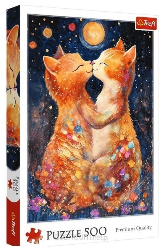 Przejdź do produktu Puzzle 500-el. Pocałunek w świetle księżyca 37546, Trefl