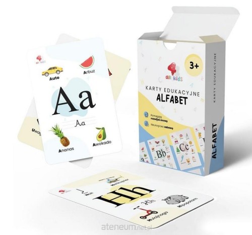 Przejdź do produktu Karty edukacyjne Alfabet 35szt